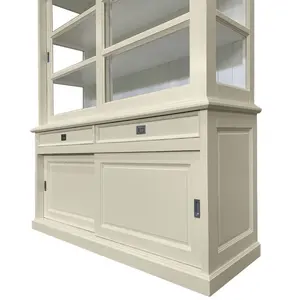 Stiles Display Cabinet Cream