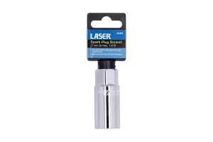 Laser Tools 0101 1/2" Drive Spark Plug Socket - 21mm Bi-Hex