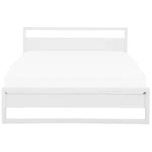 Wooden EU Super King Size Bed White GIULIA