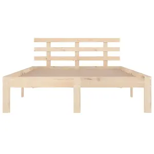 vidaXL Bed Frame Solid Wood 120x200 cm