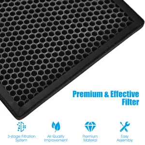 Costway Replacement Active Carbon Filter for Air Purifier