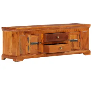 Berkfield TV Cabinet 119x30x40 cm Solid Acacia Wood