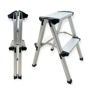 2 Step Portable Folding Step Ladder