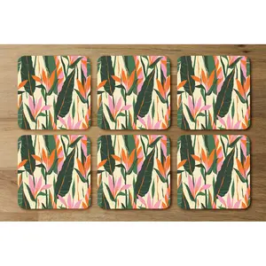 Duccia Square 6 Piece Coaster Set (Set of 6)