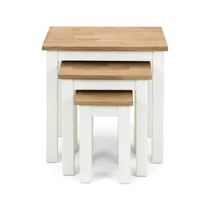 Carmel 3 Piece Nest of Tables Ivory