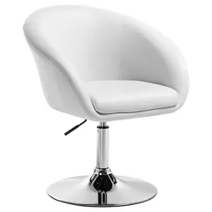 Nisbet Swivel Adjustable Height Stool White