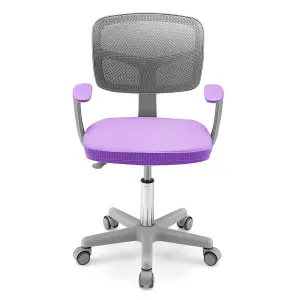 Costway Kids Computer Desk Chair Low-Back Task Study Chairs Children Office Task Chair