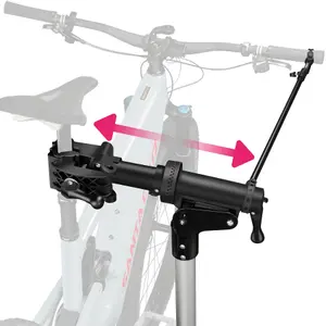 Bike Repair Stand Tristan - folding, height-adjustable, suitable for e-bikes, 50kg load capacity - black