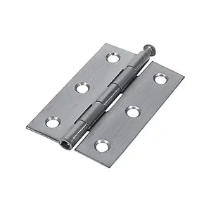 TIMCO Butt Hinges Loose Pin (1840) Steel Satin Chrome - 75 x 50