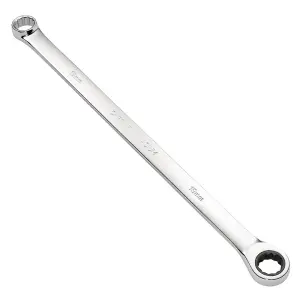 Draper Tools HI-TORQ Metric Extra-Long Double Ring Ratchet Spanner, 19mm