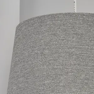 Inlight Yurt Grey Woven effect Contemporary Light shade (D)30cm