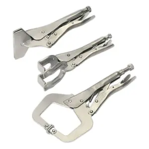 Sealey 'C' Clamp & Welding Clamp Set 3pc AK67