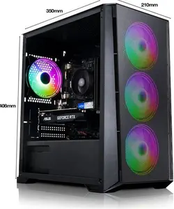 Awd-It Air Mesh Ryzen 4500 Six Core Nvidia Geforce Rtx 3060 Dual Desktop Pc For Gaming Size 5