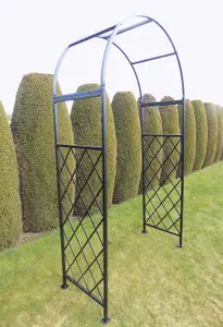 Metal Garden Arch Lattice Plant Support Arbour