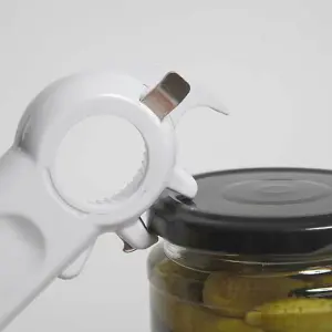 Versatile 6-in-1 Multi-Use Bottle and Can Opener for Kitchen