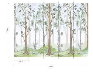 Forest Digital Mural 350cm x 255cm