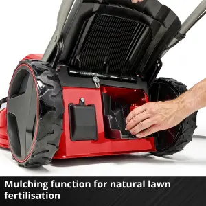 Einhell 52cm Cordless Lawnmower Self Propelled 36V Rotary BRUSHLESS Power X-Change With Battery And Charger GP-CM 36/52 S Li BL