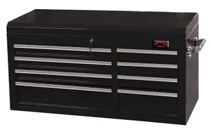 Dirty Pro Tools Professional 8 Drawers Garage Large Tool Chest Top Box With Ball Bearing Slides