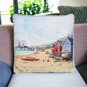 Sandy Bay Filled Decorative Throw Scatter Cushion - 43 x 43cm - Pack of 2