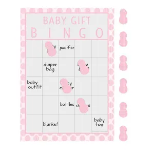 Creative Party Peanut Bingo (Pack of 10) White/Pink (One Size)