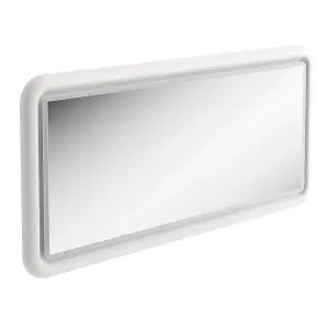 Sutton White Border LED Illuminated Bathroom Mirror (W)1180mm (H)650mm