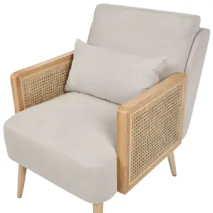 Armchair ORUM Fabric Light Beige