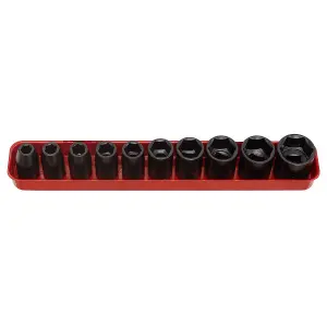 Sealey Impact Socket Set 10pc 1/2"Sq Drive Metric AK56/11M