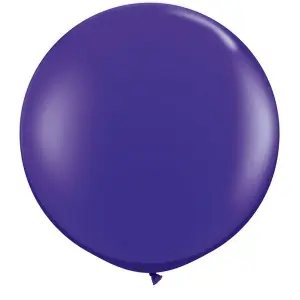 Qualatex 5 Inch Plain Latex Party Balloons (Pack Of 100) (48 Colours) Quartz Purple (One Size)