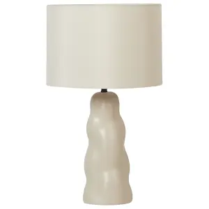 Ceramic Table Lamp Beige VILAR