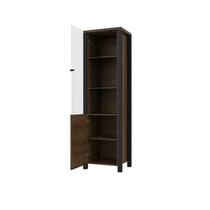 Monango Type Display Cabinet Okapi Walnut/Black