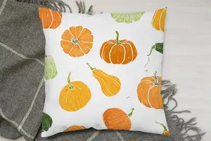 pumpkin illustrations (Cushion) / 45cm x 45cm