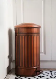 Rozi Copper Step On Rubbish Bin (24 Litres)