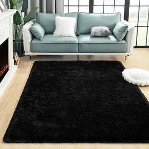 Non Slip Shaggy Fluffy Rugs Large Area Rugs Livingroom Bedroom Carpets