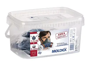 Moldex - Series 7000 Half Mask (Medium) + 2 x A2P3 R Filters + Storage Box