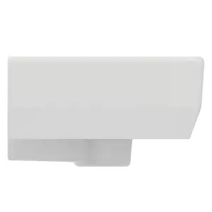 Ideal Standard i.life S Gloss White Rectangular Wall-mounted Basin (W)45cm