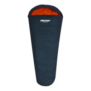 Milestone Camping Single Mummy Insulated Sleeping Bag