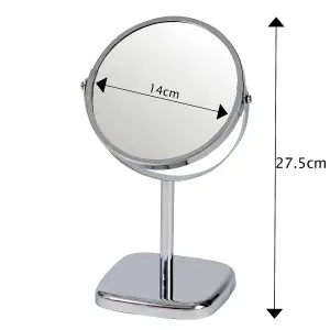 Showerdrape Capri Chrome 2x Magnifying Vanity Mirror