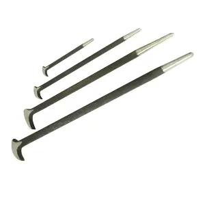 Sealey Heelbar Set Drop-Forged Heat Treated Steel Shafts 4 Pieces Tools S0640