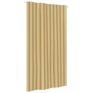 Berkfield Balcony Screen Yellow and Orange 140x240 cm Oxford Fabric