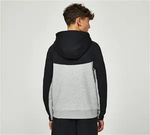 Nike Junior Tech Fleece Full Zip Hoodie - Grey - Size S/B