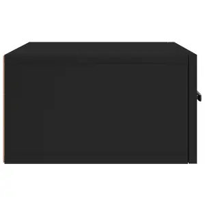 Berkfield Wall-mounted Bedside Cabinets 2 pcs Black 35x35x20 cm