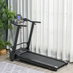 HOMCOM 2.5HP Motorise Treadmill Machine MP3 & USB Player w/ 5 Preset Programs