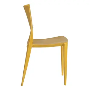 Britnei Dining Chair (Set of 4) Yellow