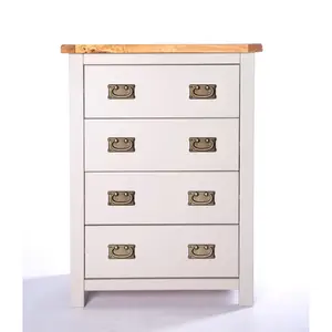 Argenta 4 Drawer Chest of Drawers Bras Drop Handle