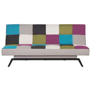 Retro Sofa Bed Multicolour LEEDS