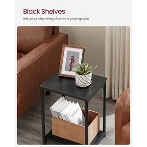 Aleesa Side Table Set (Set of 2) Black