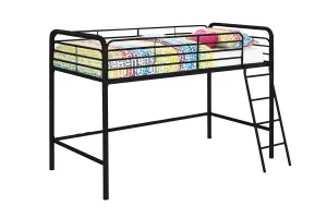 Midsleeper Bunk Bed Black, Single