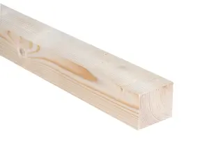 Rough Sawn Whitewood spruce Stick timber (L)2.4m (W)50mm (T)47mm, Pack of 8