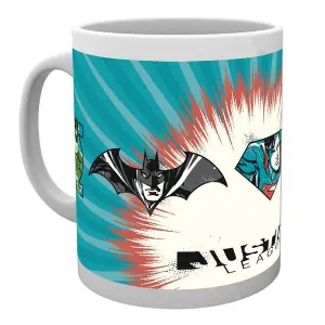 Justice League Badge Mug Multicoloured (One Size)