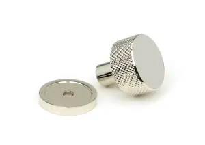 From The Anvil Polished Nickel Brompton Cabinet Knob - 25mm (Plain)